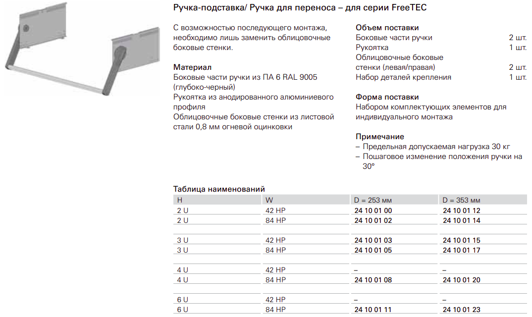 Комплектующие FreeTEC